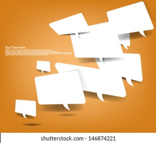 Overlapping Elements Speech Background