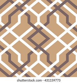 Overlapping geometric pattern seamless background tile