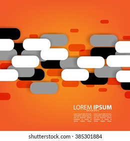 overlapping geometric shape elements material background