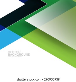 Overlapping Geometric Triangles Modern Background