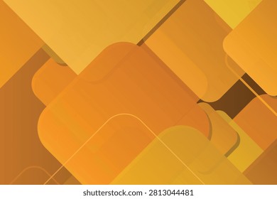 Overlapping gradient squares in warm orange and brown hues abstract