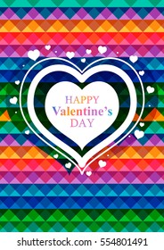 Overlapping Gradients Heart Love valentines day