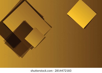 Overlapping grunge-toned geometric squares on textured background, sepia