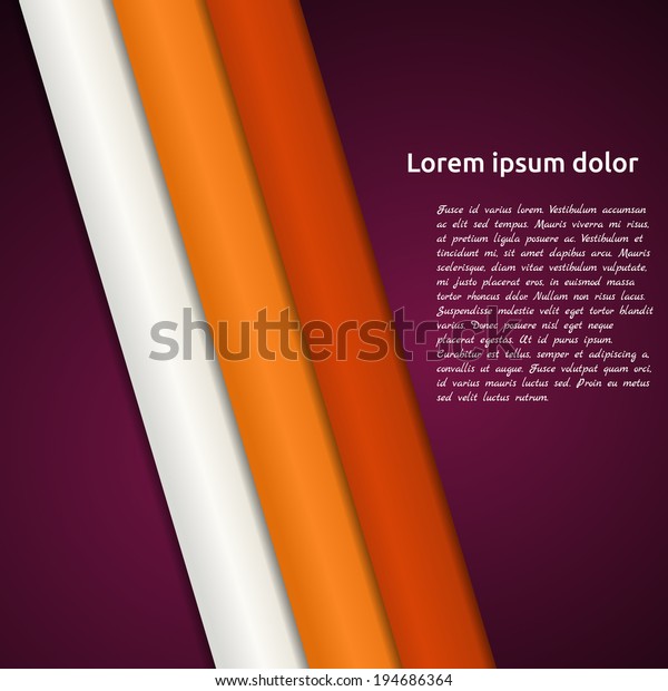 Overlapping Lines Background Design Vector Illustration Stock Vector