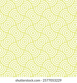 Overlapping Pattern Design. Japanese Style Pattern Design Background. Abstract Modern Pattern Background. Seamless Geometric Pattern.