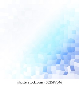 Overlapping polygonal patterns. Blue gradient banner. vector illustration. for the design, printing, business