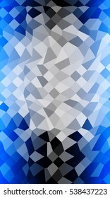 Overlapping polygonal patterns. Light Blue gradient banner. vector illustration. for the design, printing, business