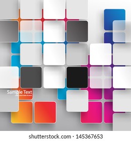 Overlapping Squares Background