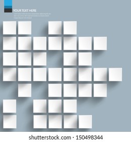 Overlapping Squares Background