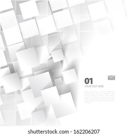 Overlapping Squares Background