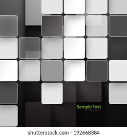 Overlapping Squares Background