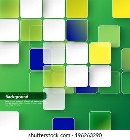 Overlapping Squares Background
