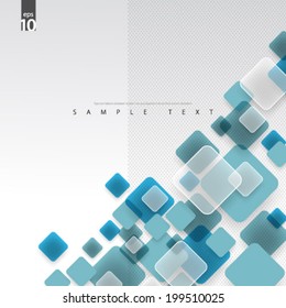 Overlapping Squares Background