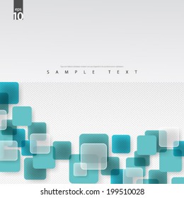 Overlapping Squares Background