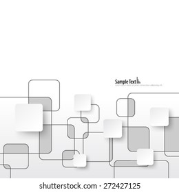 Overlapping Squares Clean Design Background