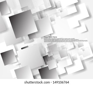 Overlapping Squares Concept Illustration
