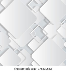 Overlapping Squares Concept Illustration
