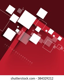 Overlapping Squares Concept Illustration