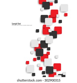 Overlapping Squares Design Digital Background