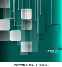 Overlapping Squares and Rectangles Background