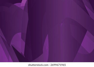 Overlapping translucent purple geometric shapes create a modern, abstract background with a sense of depth and movement.