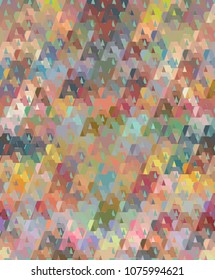 Overlapping upper case roman "A" letters, creating multiple texture