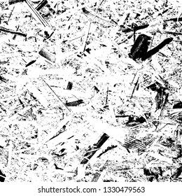 Overlay aged grainy messy template. Distress urban used texture. Grunge rough dirty background. Brushed black paint cover. Renovate wall frame grimy backdrop. Empty aging design element. EPS10 vector