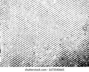 Overlay aged grainy messy template. Grunge black and white. Abstract monochrome background. Splashes of dirt on the surface. Vector pattern of dust, dirt, wear and tear
