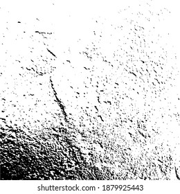 Überlagerte graugraue Schablone. Beunruhigen urbanen Textur. Grunge, rauer, schmutziger Hintergrund. Gestrichen schwarze Lackabdeckung. Renovierte Wandrahmen-Grimassen-Hintergrund. Leeres Design-Element für das Altern. EPS10-Vektor.