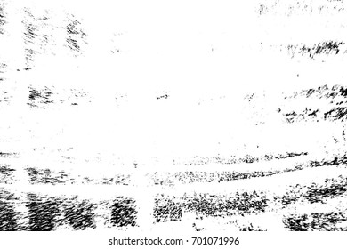 Overlay aged grainy messy template. Renovate wall scratched backdrop. Distress urban used texture. Grunge rough dirty background. Brushed black paint cover. Empty aging design element. EPS10 vector.