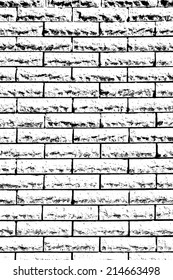 Overlay Brick wall texture for your deesign. EPS10 vector.