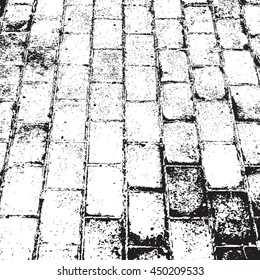 Overlay Bricks texture. Distressed Grunge Background. Empty Design Element. EPS10 vector.