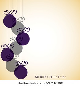 Overlay Christmas baubles in vector format.