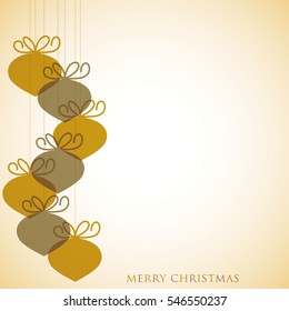 Overlay Christmas baubles in vector format.