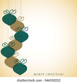 Overlay Christmas baubles in vector format.