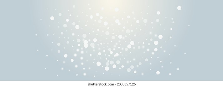 Overlay Flake Vector Panoramic Transparent Background. White Winter Confetti Card. Glitter Snowflake Design. Elegant Stars Invitation.