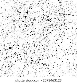 Overlay Grunge Texture Hand Drawn Vector Illustration. Dirty Overlay Drops Texture. Hand Drawn Textured Background for Trendy Modern Design. Not AI