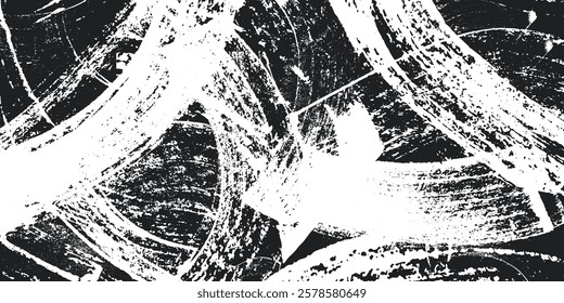 Overlay Grunge Texture Hand Drawn Vector Illustration. Dirty Overlay Drops Texture. Hand Drawn Textured Background for Trendy Modern Design. Not AI