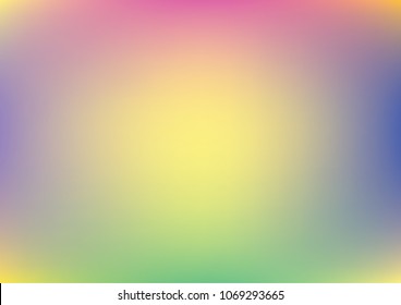 Overlay Holographic Neon Vector Background. Iridescent Gradient Funky Music Cover, Poster Texture. Tech Contrast Blue Red Texture, Abstract Lights, Teal, Paper. Gradient Holographic Background