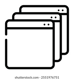An overlay icon representing the semi-transparent background that appears when a modal is active.