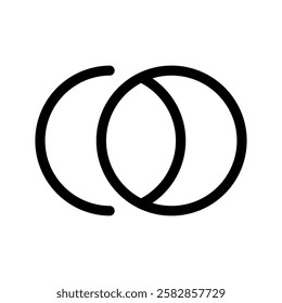 Overlay Icon Vector Symbol Design Illustration