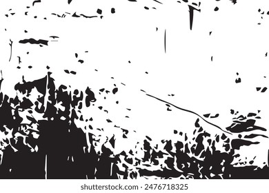 Textura de fondo de Ilustración vectorial en blanco y negro monocromo superpuesto 
