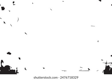 Textura de fondo de Ilustración vectorial en blanco y negro monocromo superpuesto 