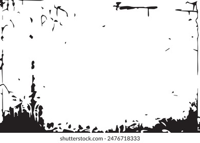 Textura de fondo de Ilustración vectorial en blanco y negro monocromo superpuesto 