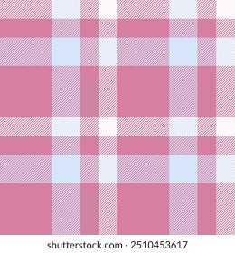 Sobrepor tecido de vetor de padrão, micro tartan de verificação de fundo. Majestic textura sem costura xadrez em cor rosa e paleta de cores claras.