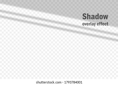 Overlay shadow effect. Window light background. Mock up for design, advertising, invitation etc.