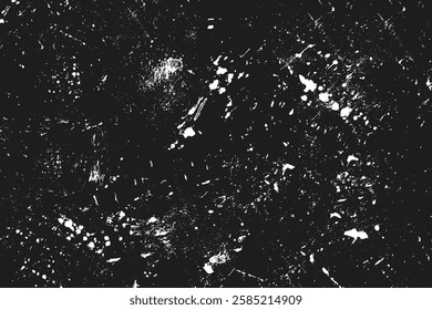 Overlay Texture Hand Drawn Vector Illustration. Abstract Grunge Dirty Overlay Drops Texture. Hand Drawn Textured Background for Trendy Modern Design