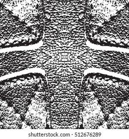Overlay Texture Of Leather Briefcase with Buckle. Empty Grunge Background For Your Creative Design. EPS10 vector.