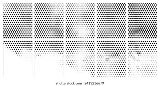 Overlay texture set. Different types of texture stamps (damaged, paint, old, concrete and other). Vector collection urban grunge overlay. Paint texture with spray effect and drop ink splashes. brush