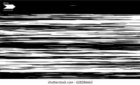 Overlay texture vector. Exploding particles, flying fragments in different directions, twisting white dots. Smashing glass. You can use different types of overlay and get great effects.